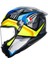 K6 S Joan Black Blue Yellow Kapalı Kask 4
