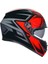 K3 Compound Black Red Kapalı Kask 3