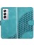 Oppo Flip 12 5g Geometrik Desen Flip Iş Pu Deri Için Flip Case (Yurt Dışından) 1