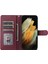 Samsung Galaxy S21 Ultra Darbeye Deri Kılıf Için Flip Case Basit (Yurt Dışından) 5