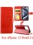 IPhone 15 Için Flip Case Pro Pu Deri Kart Tutucu Darbeye Kickstand (Yurt Dışından) 3