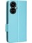 Tecno Camon 19 Cüzdan Kart Yuvaları Için Kılıf Tutucu Pu Deri Yan Toka (Yurt Dışından) 4