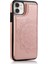 IPhone 11 Için Kart Tutucu Kılıf ile Cüzdan Çift Düğmeler Kabartmalı Mandala (Yurt Dışından) 3