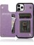 IPhone 11 Için Kart Tutucu Kılıf ile Cüzdan Pro Max Pu Deri Çevirme Desen (Yurt Dışından) 2