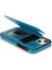 IPhone 13 Mini Çift Düğmeler Kabartmalı Pu Için Kart Tutucu Kılıf ile Cüzdan (Yurt Dışından) 4
