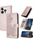 IPhone 16 Için Flip Case Pro Max Kickstand Koruyucu Pu Deri Manyetik (Yurt Dışından) 1