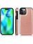 Kart Tutucu Toka ile IPhone 14 Pro Kart Yuvaları Pu Deri Için Cüzdan Kılıf (Yurt Dışından) 2