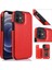 IPhone 12 Için Cüzdan Durumda Çift Manyetik Toka Kart Yuvaları ile Kickstand (Yurt Dışından) 1