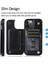 Kart Tutucu Toka ile IPhone 14 Pro Kart Yuvaları Pu Deri Için Cüzdan Kılıf (Yurt Dışından) 3