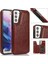 Samsung Galaxy S21 Artı Çift Manyetik Toka Kart Yuvaları Için Cüzdan Kılıf (Yurt Dışından) 1