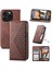 IPhone 15 Için Flip Case Pro El Kayışı Günlük Kullanım Eşkenar Dörtgen Şekli Standı Cüzdan (Yurt Dışından) 1