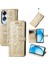 Oppo A60 4g Flip Kapak Için Flip Case Kısa Kayış Deri Kılıf Karikatür (Yurt Dışından) 4
