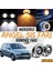 Opel Corsa C 2000-2006 Uyumlu Üniversal Mercekli Angel Sis Farı Metal Su Geçirmez 76 mm Turuncu Halkalı Gündüz Farı Angel Eyes 2 Adet 1