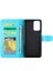 Oppo A54 4g Kart Tutucu Için Flip Case Darbeye Dayanıklı Manyetik Kapatma Pu (Yurt Dışından) 3