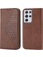 Samsung Galaxy S21 Ultra Eşkenar Dörtgen Şekli El Kayışı Günlük Kullanım Için Flip Case (Yurt Dışından) 1