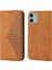 IPhone 11 Için Flip Case Cüzdan Standı Günlük Kullanım Eşkenar Dörtgen Şekli El Kayışı (Yurt Dışından) 1