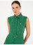 Kadın Yeşil Kolsuz Regular Fit Gömlek Elbise 50283652-VR054 2