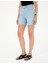 Kadın Açık Mavi Jean Bermuda Şort 50284156-VR003 2