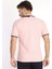 Erkek Pembe Amerikan Pike Kumaş Puantiye Model Polo Yaka Kısa Kol T-Shirt - 13 5