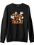 Cadılar Bayramı - Şaka Mı Şeker Mi Siyah Erkek Kalın Sweatshirt 1