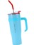 Büyük Kapasiteli Yalıtımlı Pipetli - 40OZ Mavi (Yurt Dışından) 3