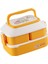 Sarı Balıkçılık Için Taşınabilir Bento Kutusu Istiflenebilir Öğle Ği Kapları (Yurt Dışından) 3