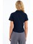 Lacivert Fermuarlı Slim Fit Kuplu Bluz 5