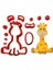 N4279 Kaplan 3 Inç Stili Sevimli Bebek Hayvanlar Aslan Zebra Zürafa Kaplan Domuz Inek Ayı Fondan Kurabiye Kalıpları Cupcake Üst Bebek Doğum Günü Pastası Süsleme (Yurt Dışından) 2