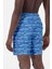 Erkek Havuz Deniz Desenli Şort 029 Mavi 3