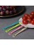 Yeşil-50 Adet Tarzı Tek Kullanımlık Plastik Catering Çatallar Meyve Çubuğu Parmak Yiyecek Seçici Plastik Meyve Çatalı Düğün Doğum Günü Parti Pasta Yiyecek Çatalları (Yurt Dışından) 3