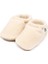 Polar Bebek Pandufu Ev Patiği, Kaydırmaz Taban, Organik Pamuk Astar Kreş Ayakkabısı, Bej 1