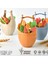 Mavi Stil Biyoayrışık Meyve Çatalı Kova Yaprak Şekilli Atıştırmalık Çatal Salata Sebze Mangal Çocuklar Bento Aksesuarları (Yurt Dışından) 3