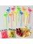 No.2 Tarzı 50 Adet Flamingo Yemek Çubuğu Büfe Cupcake Meyve Çatalları Kek Tatlı Salata Çöp Kürdan Iskender Parti Malzemeleri (Yurt Dışından) 5