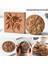 No.5 Tarzı Ahşap Kurabiye Kalıbı Kesici 3D Pasta Kabartma Kalıbı Ahşap Zencefilli Kurabiye Kalıpları Basın Gül Çiçeği Kesici Fırın Aracı (Yurt Dışından) 3
