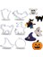 B08-1 Adet Tarzı Cadılar Bayramı Süsleme Kurabiye Kesici Kabak Hayalet Cadı Paslanmaz Çelik Bisküvi Kek Kalıbı Kalıp Halloween Partisi Ev Fırın Araçları (Yurt Dışından) 3