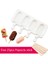 No.4 Tarzı 4 Boşluklu Dondurma Silikon Kalıp Popsicle Yapıcılar Tatlı Formu Ahşap Çubuk Dıy Kalıplar Tepsi (Yurt Dışından) 4