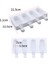 YH006605 Stili Ev Yapımı Popsicle Kalıbı Silikon Dondurma Kalıbı Buzdolabı Suyu 4 Hücre Delikli Dondurma Çubuğu Kova Yapım Kalıbı Çubuklar Mutfak Eşyası (Yurt Dışından) 5