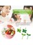 Yeşil Stil 8 Adet Meyve Çatalı Kürdan Yapraklar Plastik Dekorasyon Öğle Kutusu Bento Aksesuarları Küçük Salata Minik Çatal Mini Pasta Süsleri Çocuklar Için (Yurt Dışından) 3