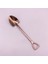 Kaşık-Rosegold Tarzı Yaratıcı Tatlı Kaşığı Paslanmaz Çelik Kahve Karıştırma Kaşığı Kürek Çatal Meyve Çatalı Gül Altın Paslanmaz Çelik Meyve Çatalı (Yurt Dışından) 1