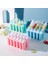 BLUE10 Stili Gıda Güvenli Silikon Dondurma Kalıpları 4 Hücreli Dondurulmuş Buz Kalıpları Popsicle Yapıcı Kendi Yapımı Dondurucu Şeker Kalıbı Ücretsiz Çubuklarla (Yurt Dışından) 4