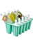 BLUE10 Stili Gıda Güvenli Silikon Dondurma Kalıpları 4 Hücreli Dondurulmuş Buz Kalıpları Popsicle Yapıcı Kendi Yapımı Dondurucu Şeker Kalıbı Ücretsiz Çubuklarla (Yurt Dışından) 5