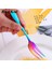 RAINBOW-10PCS Tarzı Meyve Çatalı Paslanmaz Çelik Kek Çatalı Tatlı Için Kırmızı Küçük Çay Çatalı Gökkuşağı Tatlı Çatalı Atıştırmalık Yemek Takımı Çatal (Yurt Dışından) 5