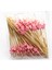 Pembe Beş Yıldızlı Stil 12 cm Altın Şeftali Kalp Meyve Çatal Çubuklar Büfe Cupcake Topper Kokteyl Çatalı Düğün Festival Süslemeleri Doğum Günü Partisi (Yurt Dışından) 1