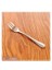 No.4 Tarzı Parti Veya Restoran Için 1 Adet Paslanmaz Çelik Meyve Çatal Seti Metal Üç Dişli Yemek Pasta Tatlı Çatal Seti (Yurt Dışından) 1