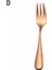 B Tarzı 1 Adet Meyve Çatalları Seti Çelik Küçük Çatal Altın Meyve Çatalı Tatlı Çatalı Pasta Atıştırmalık Siyah Çatal Mini Pasta Çatalları Parti (Yurt Dışından) 1