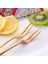 Gökkuşağı No.0 8pcs Tarzı 8 Parça Lüks Altın Kek Çatalları Paslanmaz Çelik Salata Çatalları Renkli Meyve Çatalı Karides Çatalı Partide Aperatif Için Kullanılmaktadır (Yurt Dışından) 4