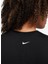 Siyah Kadın Bisiklet Yaka T-Shirt FZ4635-010-W Nsw Crop Tee Gls Beden: M 4