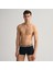 Slim-Fit Erkek Siyah 3'lü Boxer Seti 1