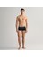 Slim-Fit Erkek Siyah 3'lü Boxer Seti 3