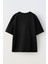 Unisex Siyah Oversize Pamuk Led Zeppelin Baskılı Örme T-Shirt 2